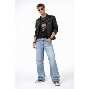 vintage 90s Y2K SILVER JEANS bootcut low rise made in canada 100% cotton 30 X 31